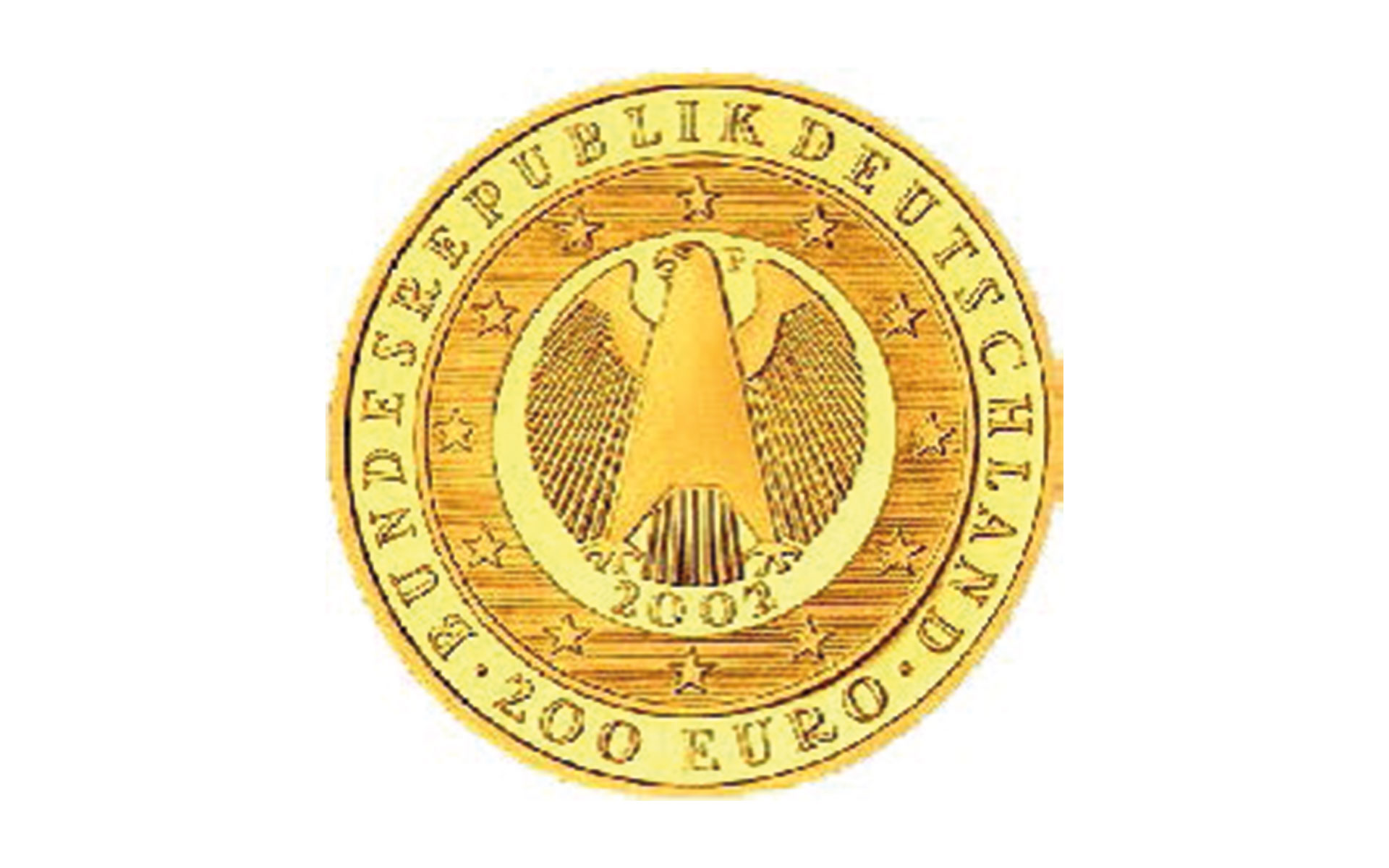 100-Euro-Goldmünze 2002 Übergang zur Währungsunion – Einführung des Euro