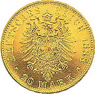 20 Mark Friedrich III -  Preußen   