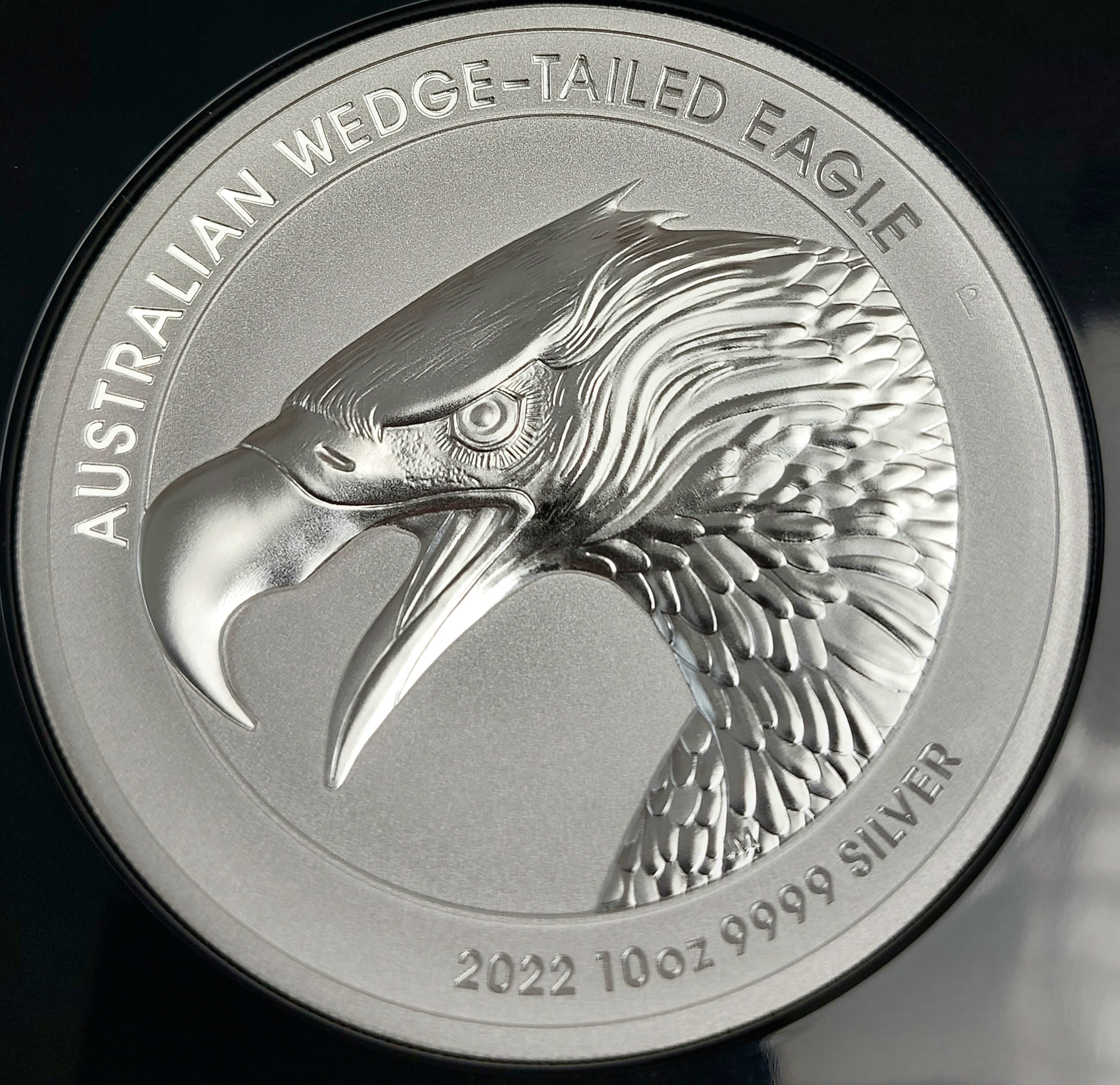 10 Unzen (oz) Silber Wedge-Tailed Eagle  2022 Resale