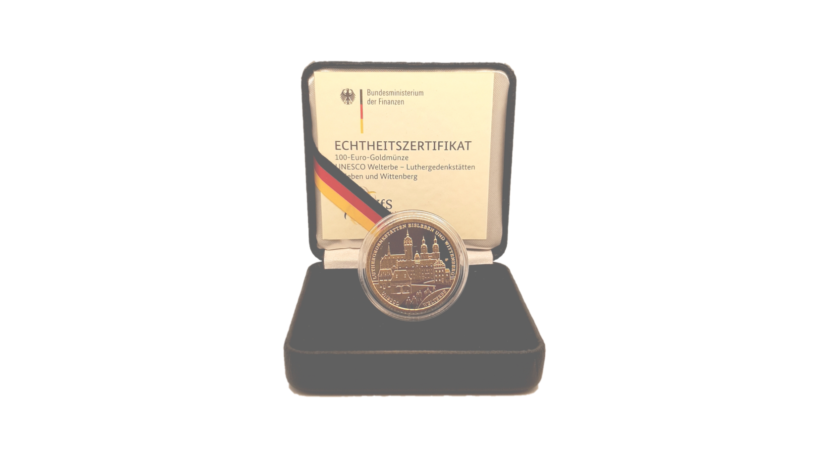 100-Euro-Goldmünze 2017 "Luthergedenkstätten in Eisleben und Wittenberg"