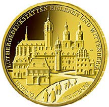 100-Euro-Goldmünze 2017 "Luthergedenkstätten in Eisleben und Wittenberg"