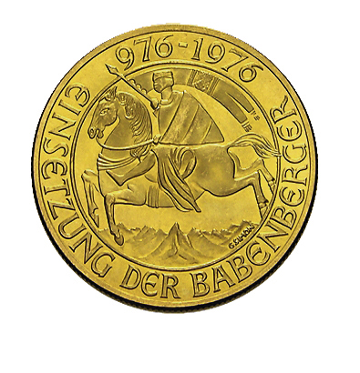 1.000 Schilling Babenberger Goldmünze